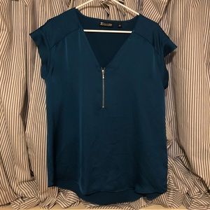 New York & Company • 7th Avenue • Turquoise Blouse